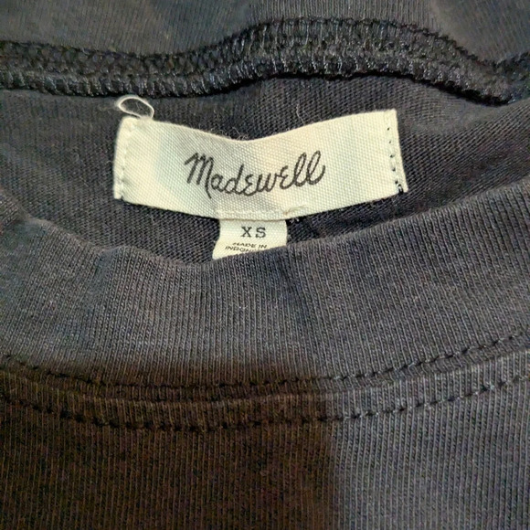 Madewell T-shirt Dress Black Quality Casual Wear Neutral Size XS - Picture 4 of 5